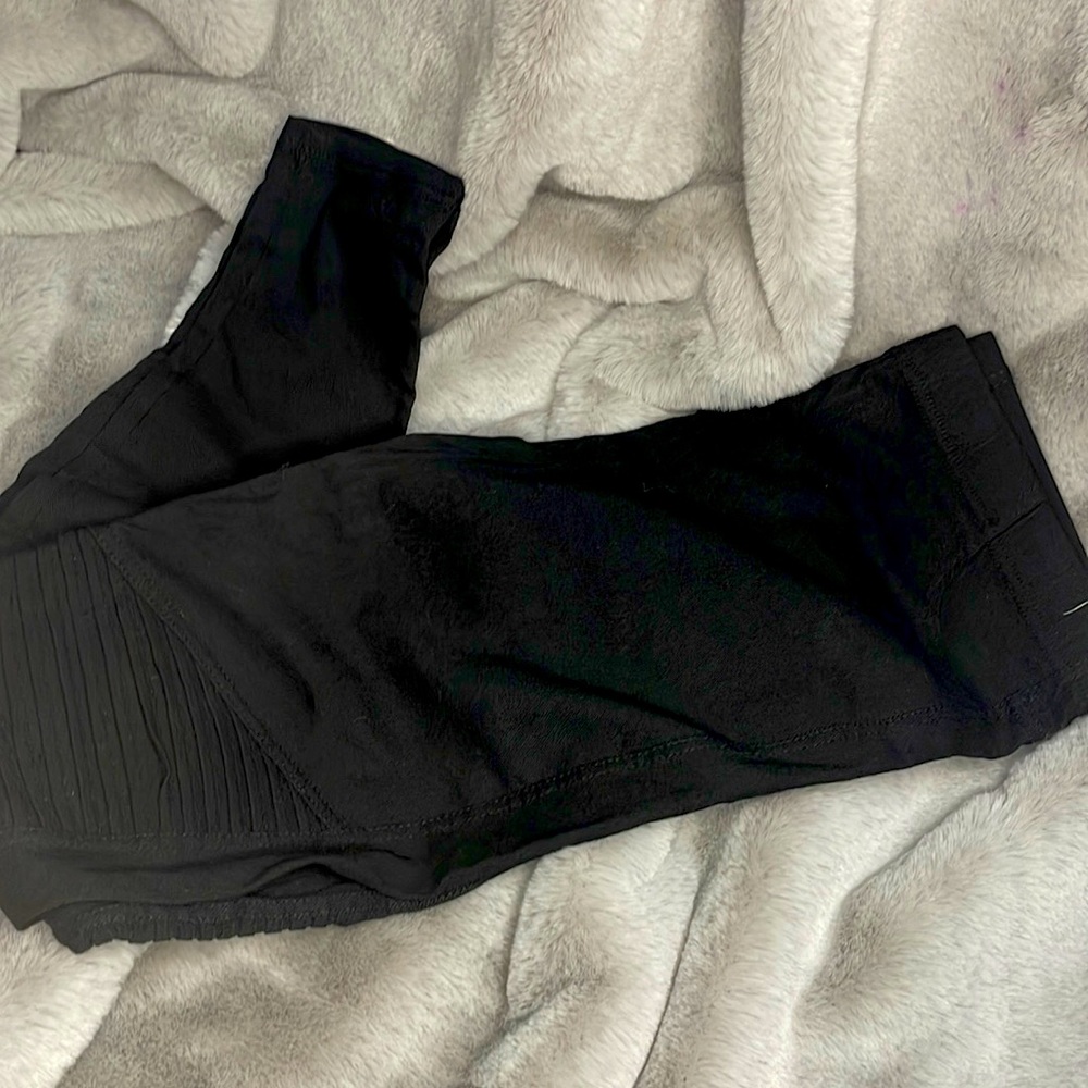 Moto pants (with stretch) 14/16 Plus size Black
